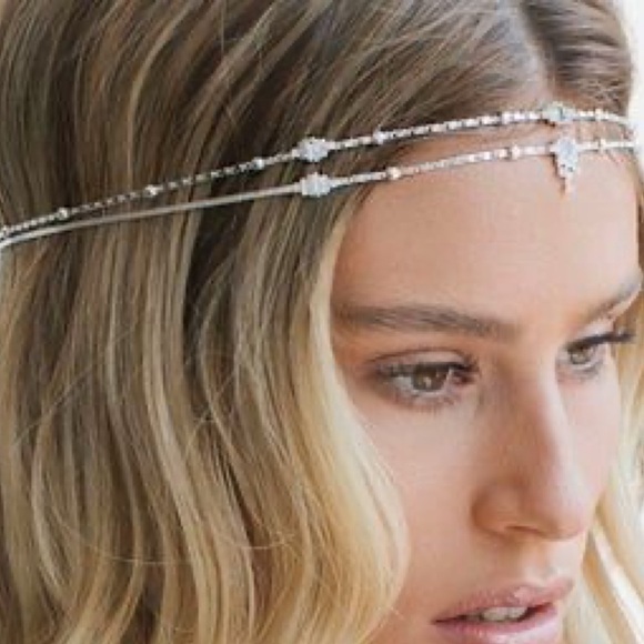 ❤️ SILVER Bohemian x Fairycore Crystal Head Band - Picture 7 of 7